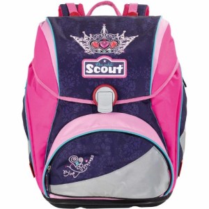 Schulranzen Scout Alpha Frontansicht Motiv Blue Princess