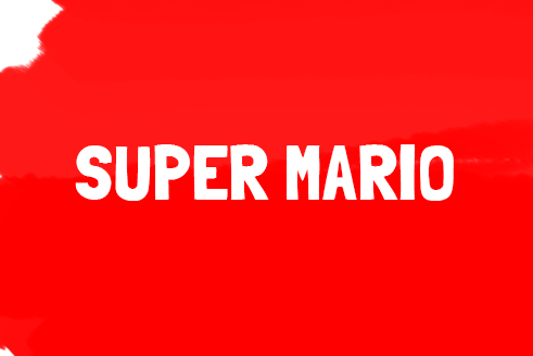 Super Mario Schriftzug